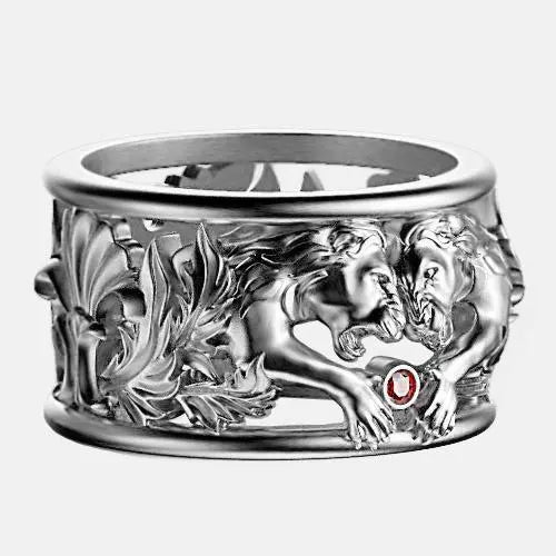 Alliance Lion Argent By Art Caribe