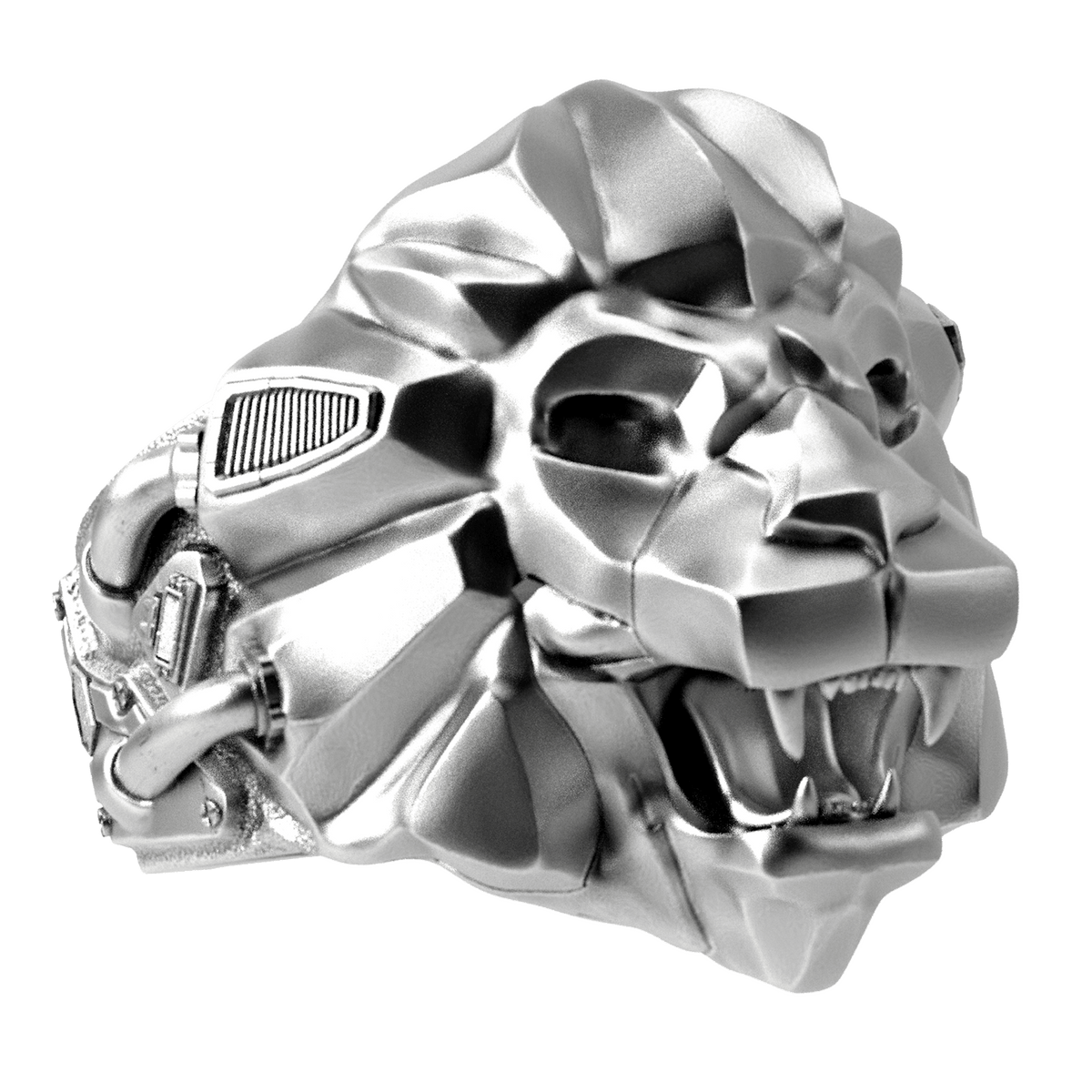 Art-Caribe.com 52 / argent Bague Lion Bionique