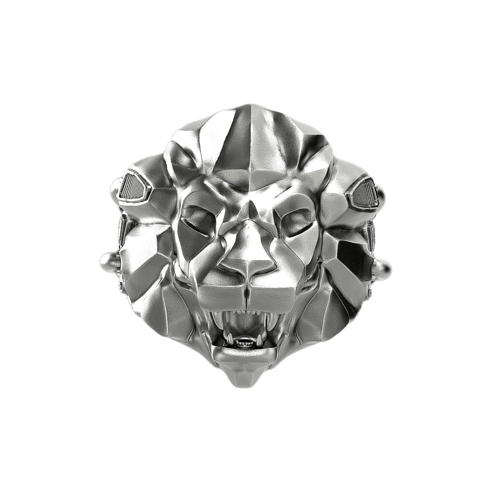 Art-Caribe.com 52 / argent Bague Lion Bionique